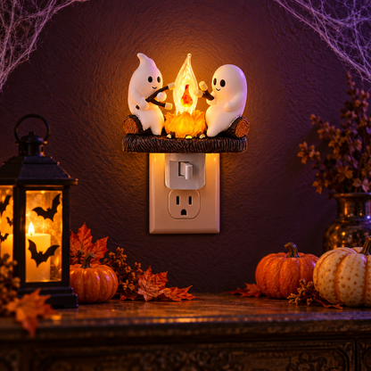 Ghost Campfire Flickering Nightlight✨🔥👻