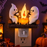 Ghost Campfire Flickering Nightlight✨🔥👻